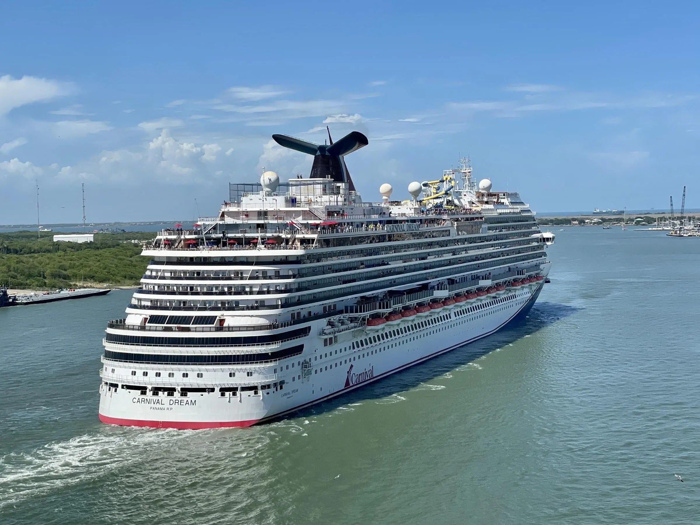 Carnival Dream departing Galveston