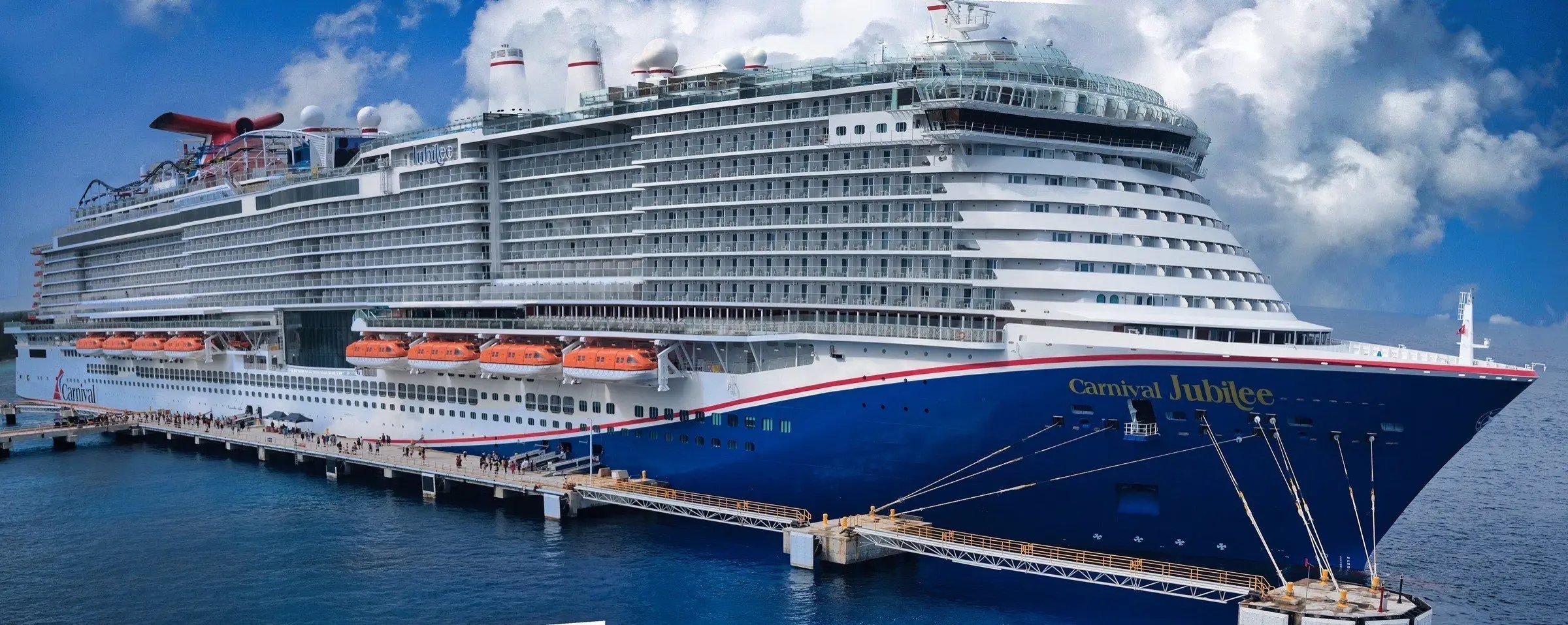 Carnival Jubilee docked at Cozumel, Mexico